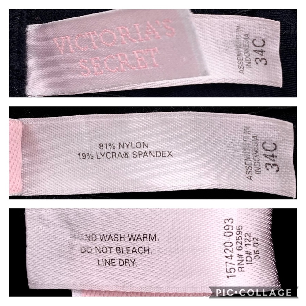 EUC Victoria's Secret Lightly Lined Demi Bra, 34C - Picture 8 of 9